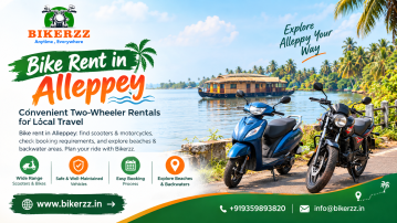 Bike Rent in Alleppey: Convenient Two-Wheeler Rentals for Local Travel